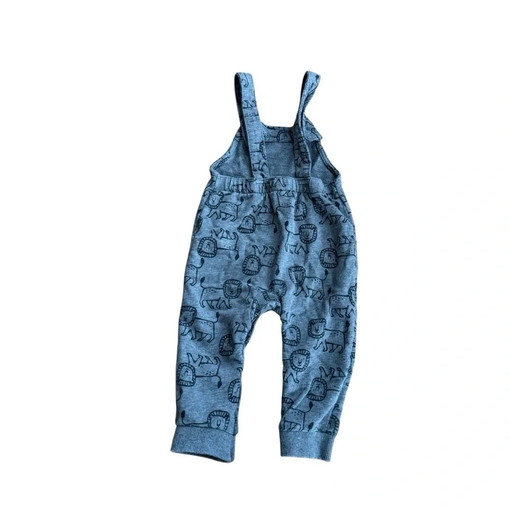 Carter’s Gray Lion Overall Baby Boy 12M